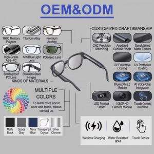 Occhiali AR Intelligenti con Assistente AI, Traduzione in Tempo Reale, Navigazione AR, Teleprompter, Controllo Touch, Occhiali Meta per Ciclismo - Product Image 2