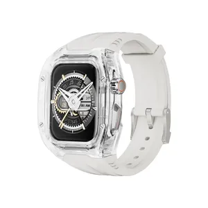 Nouvelle Coque de <span class=keywords><strong>Protection</strong></span> Transparente Tendance Anti-Chute pour Montre Connectée <span class=keywords><strong>Apple</strong></span> <span class=keywords><strong>Watch</strong></span> SE/5/6/<span class=keywords><strong>7</strong></span>/8/9ème Génération - Product Image 2