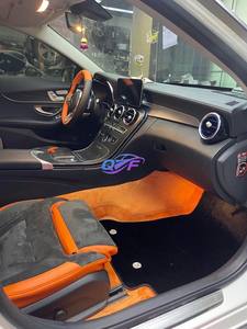 Intérieur de voiture amélioré avec des housses de siège personnalisées haut de gamme, imperméables et ignifuges, tapis de sol pour Mercedes-Benz Classe C W205 - Product Image 4