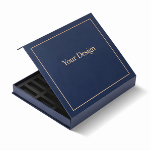 Caja de Presentación de Cosméticos de Lujo, Plegable, Magnética, de Papel Rígido, para Sets de Cuidado de la Piel - Product Image 3