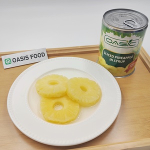 Vente en gros d'usine : Ananas en conserve en tranches/bouches/rondelles dans un sirop léger, fruits tropicaux en conserve de haute qualité - Product Image 5