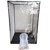 Habitat de Luxe Solide pour Papillons, Grande Cage d'Élevage d'Insectes, Manchon en Maille pour Monarches et Reptiles, Boîte Écologique à Fermeture Éclair