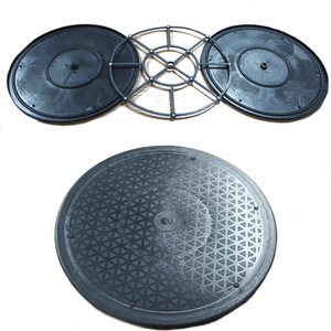 Hai mặt thiết kế xoay tấm đất sét điêu khắc Turntable hiển thị - Product Image 6