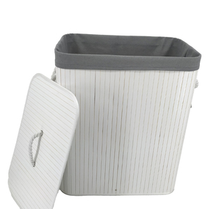 Handmade Fold Bamboo <strong>Basket</strong> / <strong>Wood</strong> Chip <strong>Basket</strong> - Product Image 6