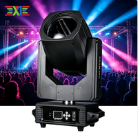 Nueva Luz Móvil de Cabeza Súper Beam Pequeña de 295W con Doble Prisma, Control DMX512, 13 Colores para DJ, Discoteca, Fiesta, Iluminación de Bodas