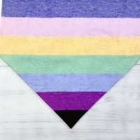 Tela de algodón y LICRA para ropa de bebé, tejido de punto de felpa francés a rayas, nuevo diseño, 2022