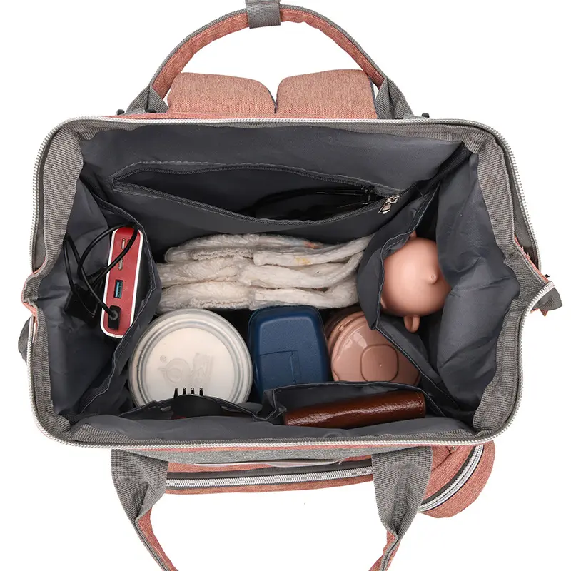 Túi mẹ gấp đa năng mẹ và con đi Túi ngủ Túi cách nhiệt lớp công suất lớn di động gấp cho bé