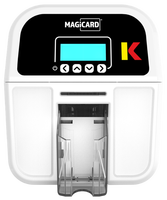 Impresora de Tarjetas Magicard K, Impresora Automática de PVC de Doble Cara, Impresora de Tarjetas Inteligentes NFC RFID Magnéticas para Oficina, Negocios, Empleados, Membresías