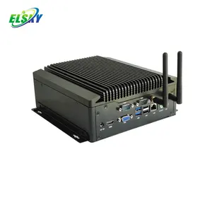 ELSKY-Mini PC sin ventilador Celeron IPC6900, con CPU Tiger Lake 11th Gen CORE, i5, terminal Phoenix de 4 pines, 4K, para panel