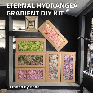 Éternelle Anna Hortensia DIY Floral Matériel En Gros À La Main Dégradé Couleur Petite Feuille Hortensia Flottant Bouteille Fleur - Product Image 2