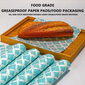 Papier d'emballage alimentaire personnalisé en gros, résistant à la graisse, avec revêtement PE pour le pain et les biscuits - Product Image 2