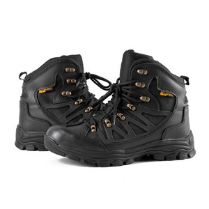 <strong>Men's</strong> <strong>Black</strong> Desert Combat <strong>Boots</strong> with Rip-Stop Upper &amp; Rubber Sole <strong>Zip</strong> Closure Winter Tactical <strong>Boot</strong> by Manufacturer - Product Image 2