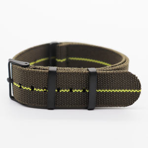 <span class=keywords><strong>Bracelet</strong></span> de montre élastique côtelé de remplacement <span class=keywords><strong>Nato</strong></span> 20 mm 22 mm pour Garmin Huawei Samsung Smartwatch - Product Image 5