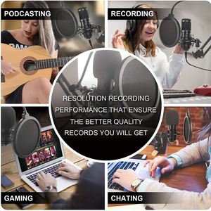 Bmb800降噪黄金直播游戏套件BM 800套装Bm800有线演播室播客录制卡拉ok电容麦克风 - Product Image 4