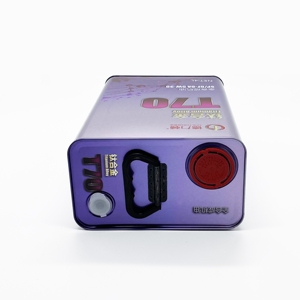Lata de Hojalata Cuadrada y Rectangular de 4L para Aceite de Motor, con Impresión a Todo Color Personalizada y Tapa de Plástico - Product Image 4