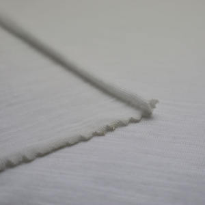 Tissu en jersey modal de coton organique 150 Gsm léger et flammé de poids moyen pour chemises et vêtements - Product Image 4