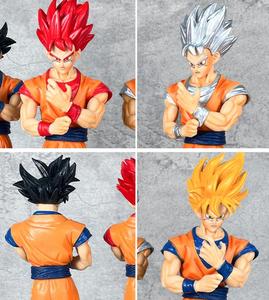 Figurine de dessin animé Son <span class=keywords><strong>Goku</strong></span> de 26 cm, DRAGON BAII, <span class=keywords><strong>cheveux</strong></span> noirs, rouges, argentés, jaunes, statue de manga, figurine en PVC, jouet anime, cadeau - Product Image 3