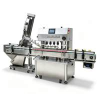 Machine automatique de scellage de canettes, 60 canettes par minute, pour canettes en aluminium de boissons, snacks et aliments pour animaux.