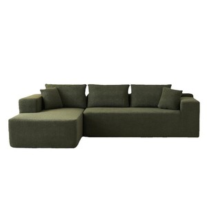 Juego de Sofás Italianos Compactos Transfronterizos, Esponja de Alta Densidad, Tela, Sala de Estar, Apartamento Pequeño, Moderno, Minimalista, Multifuncional - Product Image 5
