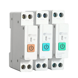 Disjoncteur intelligent LCTC Tuya 1-63A sur rail DIN avec minuterie sans fil, surveillance de la <span class=keywords><strong>tension</strong></span> et du courant pour la maison et l'automatisation - Product Image 4