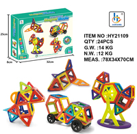 Juguetes de Construcción Magnéticos Jixin, Rompecabezas Educativos para Niños, Piezas de Plástico TPE/TPR ABS, Mejora la Inteligencia, 7-12 Años