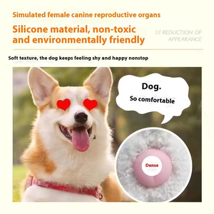 Realista cane giocattolo del sesso morbido Fuax pelliccia in Silicone interattivo per dormire giocattolo compagno per cani giocattolo di accoppiamento - Product Image 5