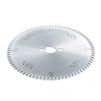 Lame de scie circulaire TCT à pointe en carbure 250 mm 80 dents avec fentes d'expansion anti-bruit pour la découpe du bois et des panneaux stratifiés
