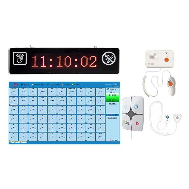 MMCall Wired Emergency Switch Medical 2 Wired Nurse Call System Hard Wire Nurse Call Bell System