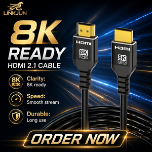 Nuevo producto certificado de fábrica 4K 8K A358 <span class=keywords><strong>HDMI</strong></span> 2,1 Cable chapado en oro 1m 2m 3M <span class=keywords><strong>5M</strong></span> 8K 60Hz 3D 48gbps Nylon - Product Image 1