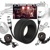 Câble d'extension audio vidéo XLR mâle-femelle compatible OEM d'usine, en PVC, pour micro, AUX, USB, pour téléphones mobiles, version 3M disponible