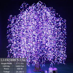 Acero interior/exterior Artificial LED iluminado árbol de <span class=keywords><strong>sauce</strong></span> <span class=keywords><strong>llorón</strong></span> - Product Image 6