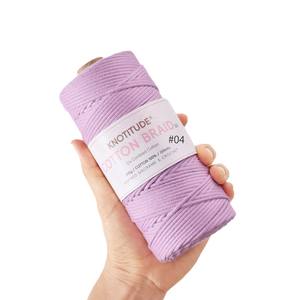 Filo di ciniglia decorativo 100% cotone, 21 fili, 150m, 2mm, con anima avvolta, ad alta tenacità, tinto a corda, colorato, per tappezzeria tessuta a mano e decorazioni per la casa - Product Image 5