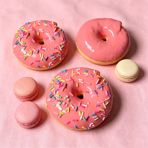 Donut de 9 cm para Aliviar el Estrés, Juguete Ecológico con Forma de Comida, para Niños y Adultos, Decoración de Escritorio - Product Image 5