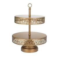 Présentoir à gâteau fini antique Présentoir à gâteau en métal Fabricant et exportateur Présentoir à gâteau décoratif en métal personnalisé