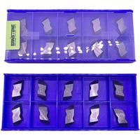 Plaquettes de rainurage de qualité supérieure NT3R KCU10, plaquettes de coupe irrégulières en carbure efficaces, outil de tournage, fraiseuse CNC