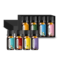 Coffret de 4 Huiles Essentielles Aromathérapie Solubles dans l'Eau Chanson : Camomille et Citronnelle pour Diffuseur à Bâtonnets