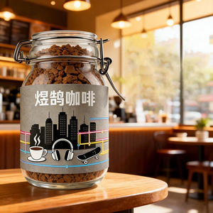 กาแฟฟรีซดรายบรรจุขวดแก้วทรงกลม 100 กรัม ขายส่ง กาแฟสำเร็จรูปเกรดพรีเมียมสำหรับร้านกาแฟ (OEM) - Product Image 2
