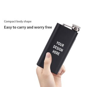 ขวดเหล้าทรงสี่เหลี่ยมเล็ก พกพาสะดวก ทำจากสแตนเลส เหมาะสำหรับการเดินทาง - Product Image 2