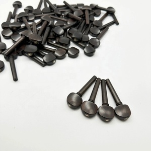 4 Pièces Chevilles <span class=keywords><strong>de</strong></span> <span class=keywords><strong>violon</strong></span> en ébène à œil <span class=keywords><strong>de</strong></span> poisson, ensemble d'accessoires pour <span class=keywords><strong>violon</strong></span> - Product Image 3
