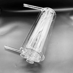 Chịu nhiệt độ cao thích hợp cho hai lớp lò phản ứng thạch anh Ống UV ống thủy tinh thạch anh - Product Image 2