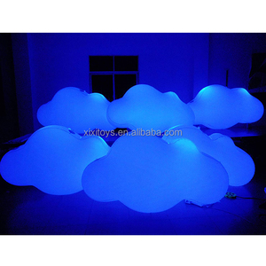 Ballons publicitaires gonflables LED en forme de nuage, décorations de club, éclairage RGB, garantie 2 ans, gonflage personnalisable - Product Image 2