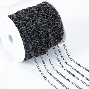 Tarnish Free Wholesale Handmade Simple Basic <strong>Jewelry</strong> Making <strong>Supplies</strong> Stainless Steel Gold Plated Bracelet Necklace Chain Roll - Product Image 3