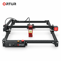 Machine de gravure laser à diode Ortur LM2 Pro S2 LU2-SF 10W pour atelier domestique, utilisation sur métal, bois, acrylique