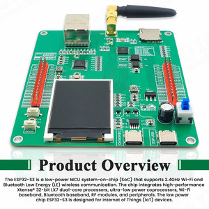 Carte de développement <span class=keywords><strong>ESP32</strong></span> S3 avec écran LCD de 1,77 pouce, module WiFi BT 2,5 dBi, Type-C, IA, Internet des objets, <span class=keywords><strong>W5500</strong></span>, ETH, N16R8, CH340K - Product Image 3