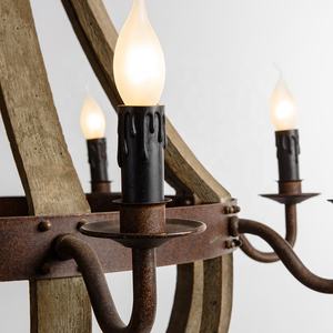 Plafonnier rétro européen et américain en <span class=keywords><strong>fer</strong></span> forgé, design simpliste, idéal pour une chambre à coucher - Product Image 3