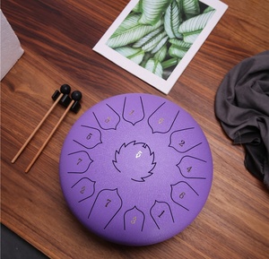 Wholesale 12 Inch 13 Notes Steel Tongue <b>Drum</b> Healing Instrument for Sound Therapy Creative Gift for Music Lover - Product Image 4