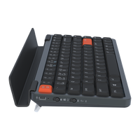 Clavier mécanique à profil bas de haute qualité à 84 touches, logo personnalisable, LED