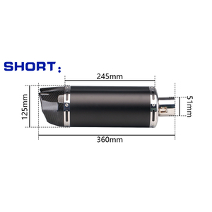 Silenciador de <span class=keywords><strong>escape</strong></span> Universal <span class=keywords><strong>para</strong></span> motocicleta de 51MM, <span class=keywords><strong>escape</strong></span> modificado <span class=keywords><strong>para</strong></span> Scooter <span class=keywords><strong>para</strong></span> Benelli 600 300 Zx6r Duke390 <span class=keywords><strong>Er6n</strong></span> Cbr500 PCX - Product Image 3
