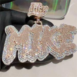 Pingente de diamante de moissanite para mulheres e homens, testador de diamantes de luxo OEM - Product Image 1