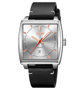 <span class=keywords><strong>Skmei</strong></span> 9316 reloj hombre créateur de mode montres en cuir étanche hommes poignet luxe heures carrées - Product Image 4